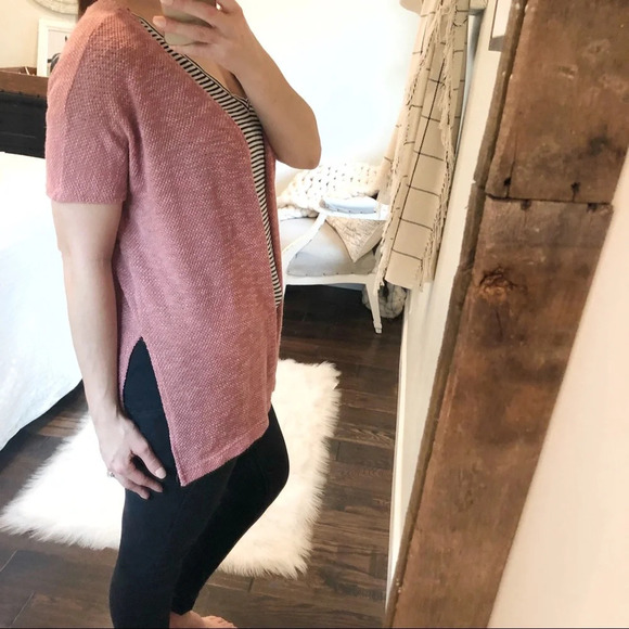 Aeropostale size small boho dusty rose cardigan - Picture 4 of 7